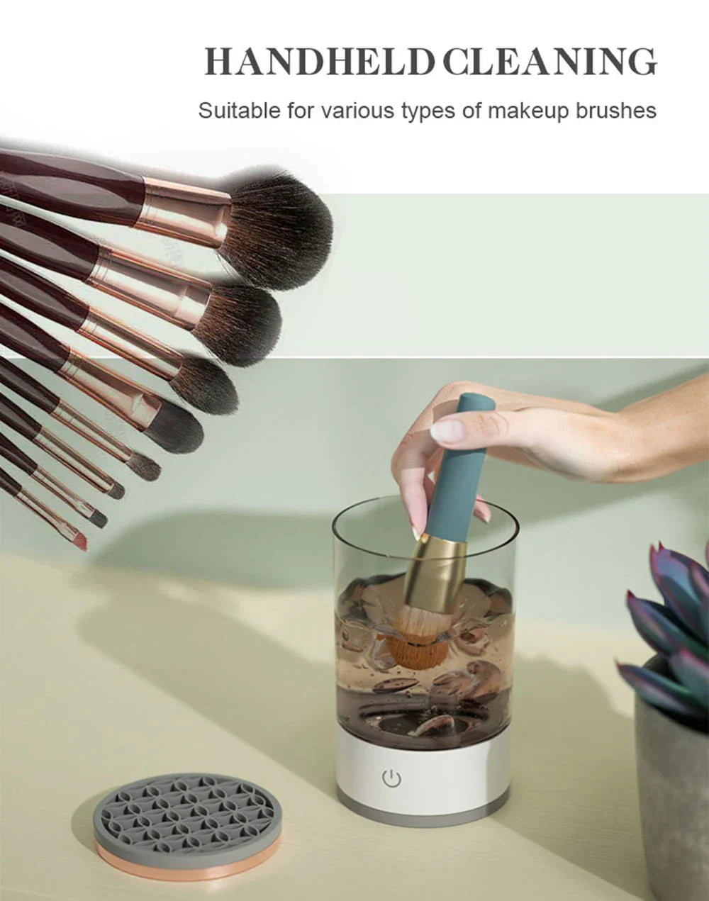 Automatic Makeup  Brush Cleaner 