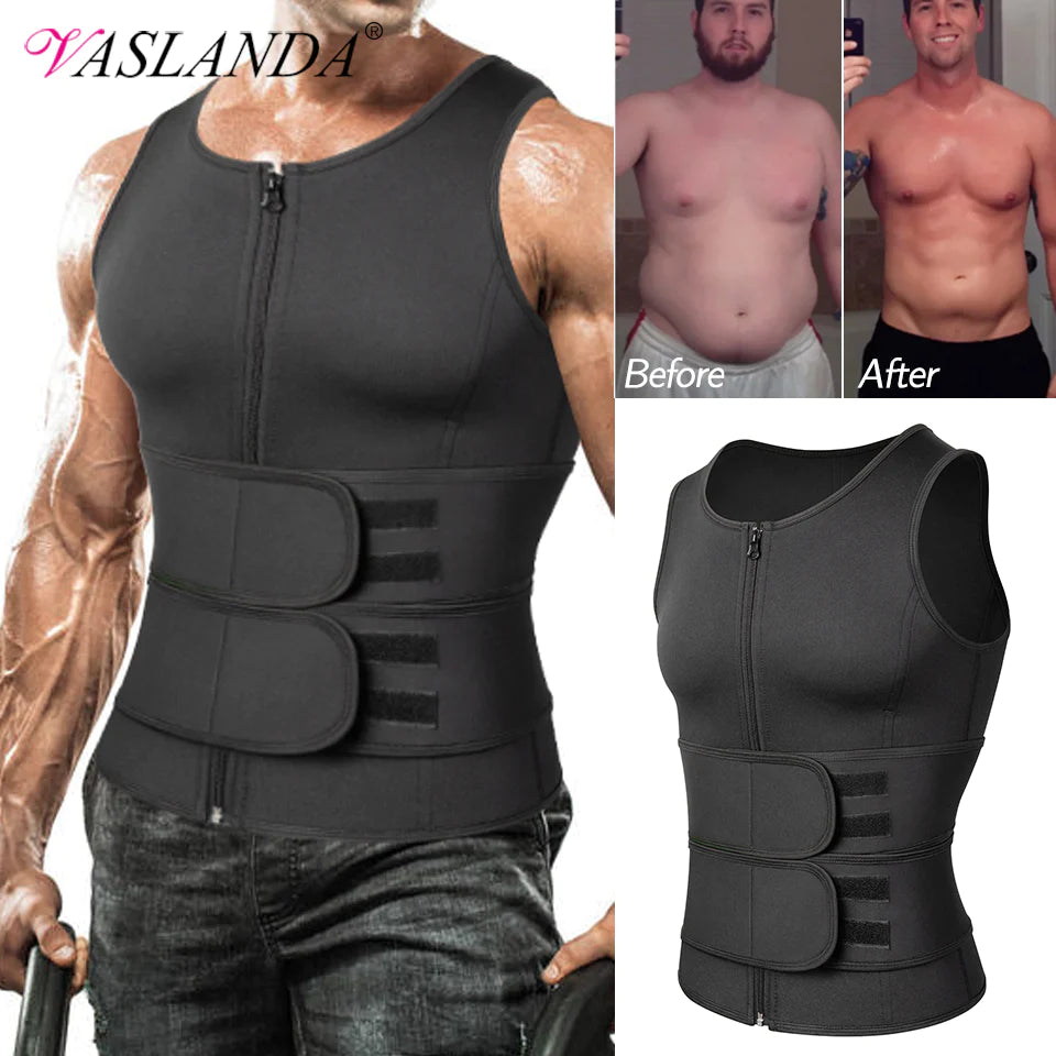 Men Body Shaper Waist Trainer Vest