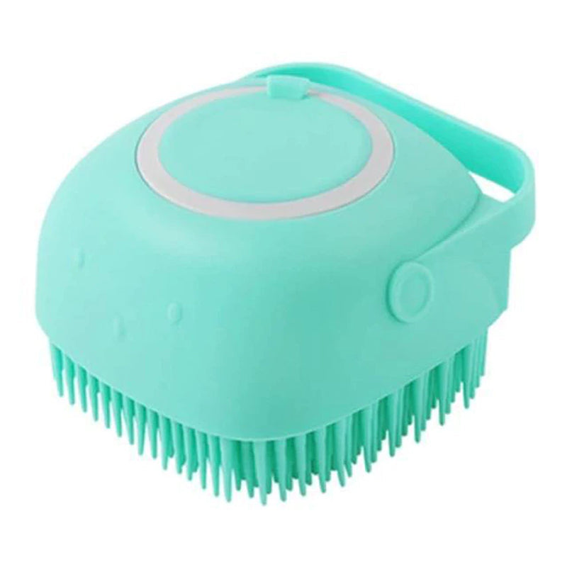Silicone Bath Massage Brush for Dogs and Cats - Soft and Safe Pet Grooming Accessories