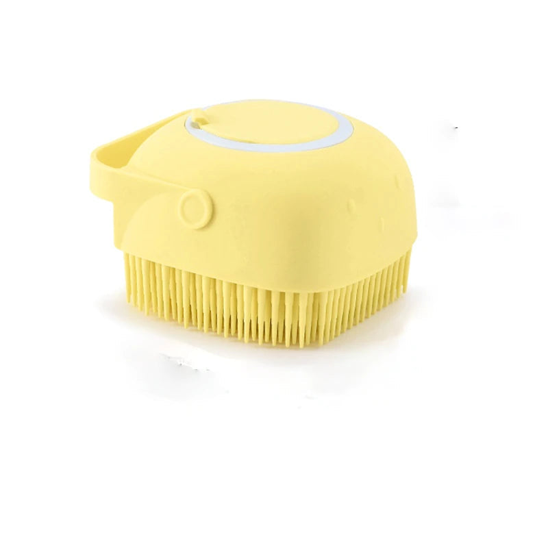 Silicone Bath Massage Brush for Dogs and Cats - Soft and Safe Pet Grooming Accessories