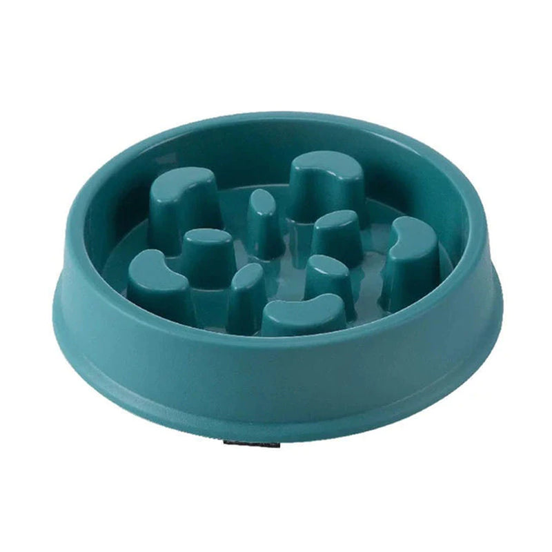 Pet Slow Feed Bowl for Small Dogs and Cats - Non-Slip, Choke-Proof Design