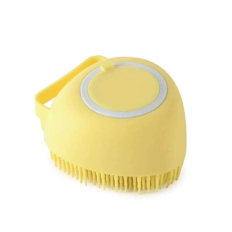 Silicone Bath Massage Brush for Dogs and Cats - Soft and Safe Pet Grooming Accessories
