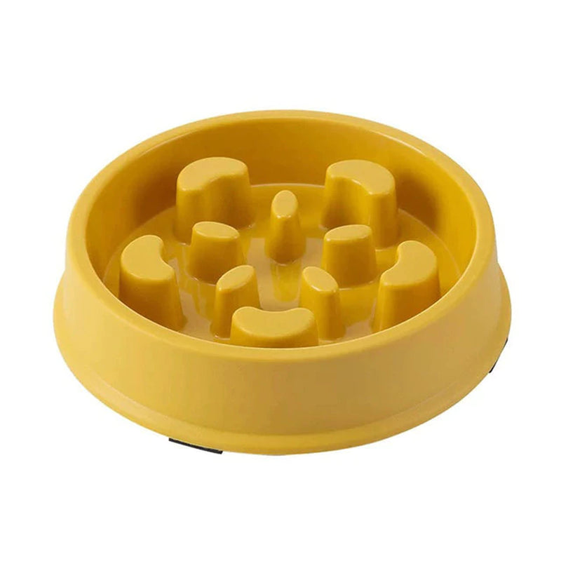 Pet Slow Feed Bowl for Small Dogs and Cats - Non-Slip, Choke-Proof Design