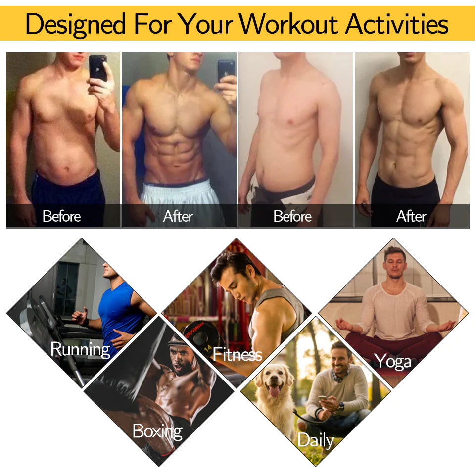 Men Body Shaper Waist Trainer Vest