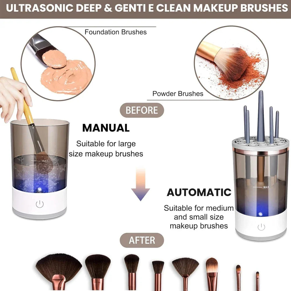 Automatic Makeup  Brush Cleaner 