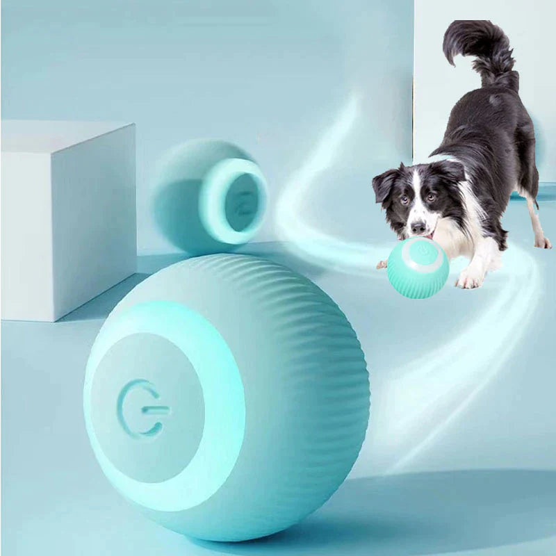 Smart Electric Puppy Ball Toy for Cats and Small Dogs - Self-Moving Interactive Pet Accessory