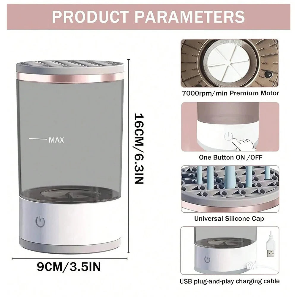 Automatic Makeup  Brush Cleaner 