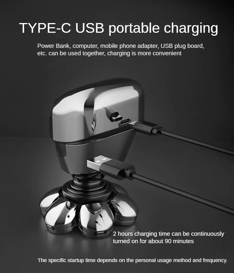  Men’s 5-In-1 Electric Cordless Head Shaver  