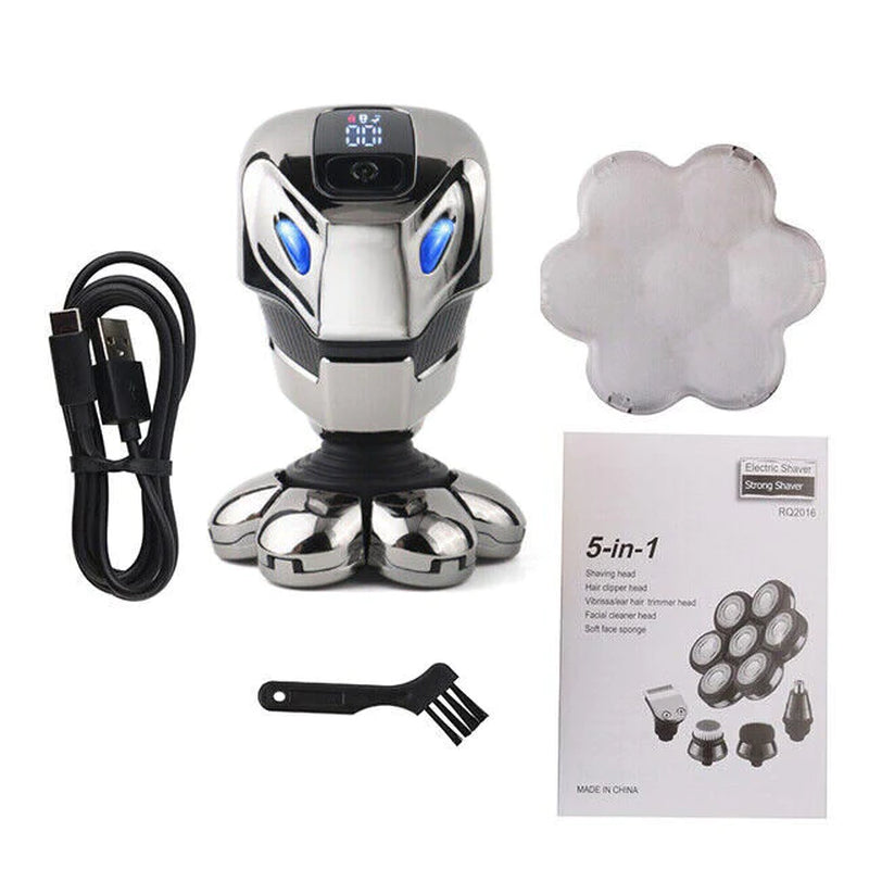  Men’s 5-In-1 Electric Cordless Head Shaver  